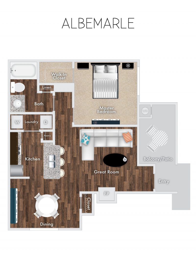 Monticello Apartments Spacious Apartment Floor Plans